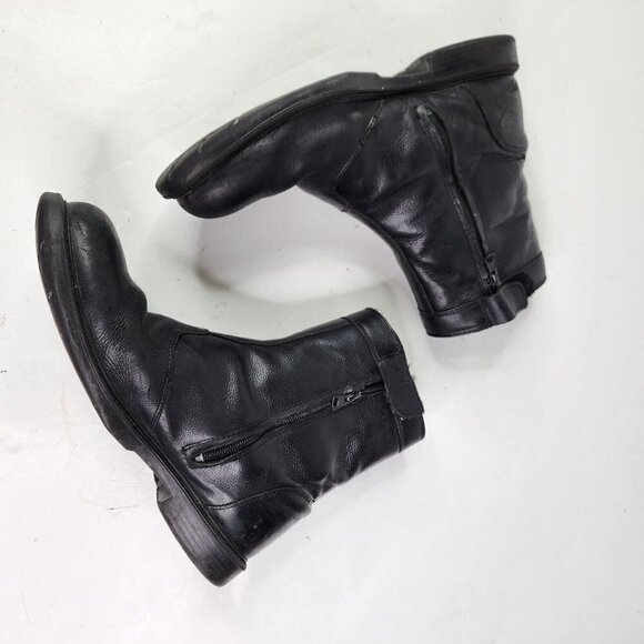 TCX  WP Motorcycle Boots Zip Up Ankle Men's USA Size 12 Black Waterproof‎ 10 - Picture 11 of 16